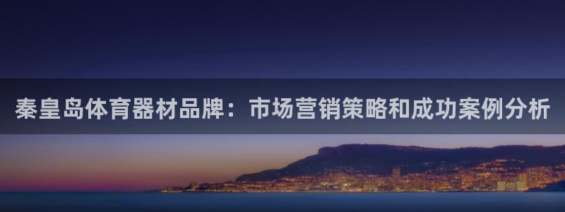富联集团做什么的：秦皇岛体育器材品牌：市场营销策略和