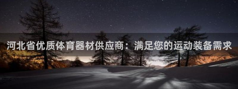 富联娱乐平台开户要钱吗：河北省优质体育器材供应商：满