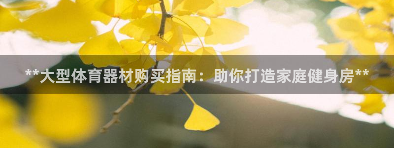 富联娱乐会员账号怎么注销：**大型体育器材购买指南：
