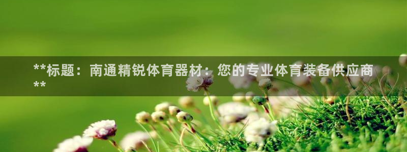富联是什么：**标题：南通精锐体育器材：您的专业体育