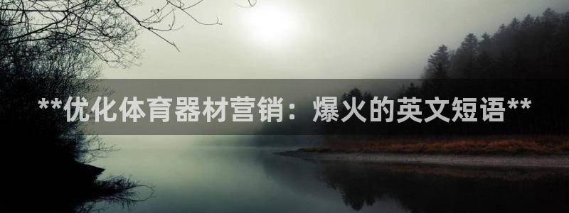 富联娱乐平台开户条件有哪些：**优化体育器材营销：爆