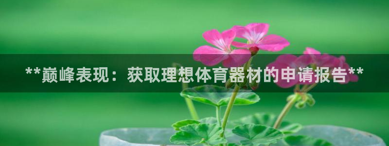 富联娱乐测速登录不了：**巅峰表现：获取理想体育器材