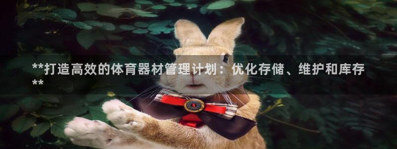 富联娱乐登陆：**打造高效的体育器材管理计划：优化存